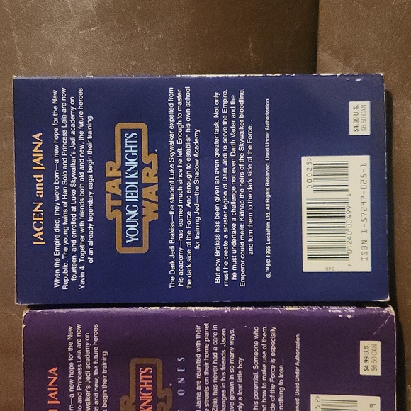 1995 Star Wars Young Jedi Knights books - Picture 3 of 5